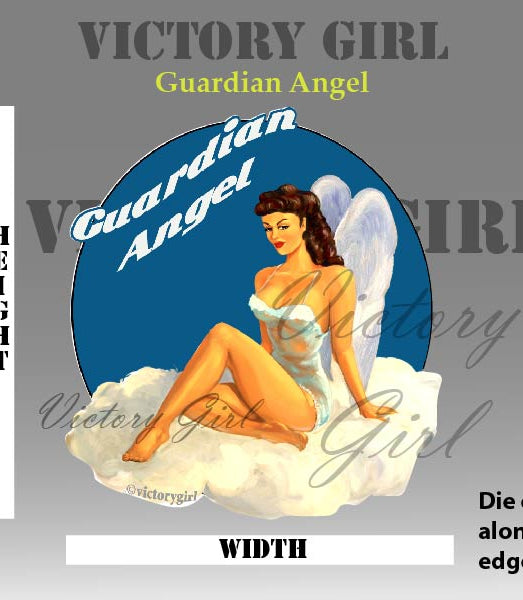 Guardian Angel Vinyl Decal Sticker