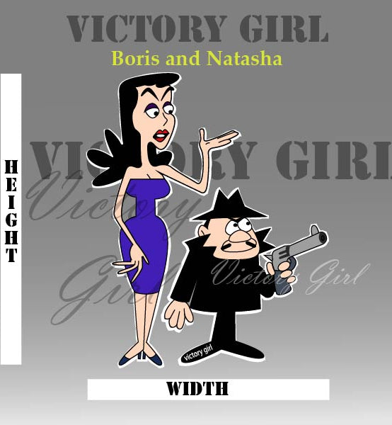 Cartoon Gangsters Vinyl Decal Sticker