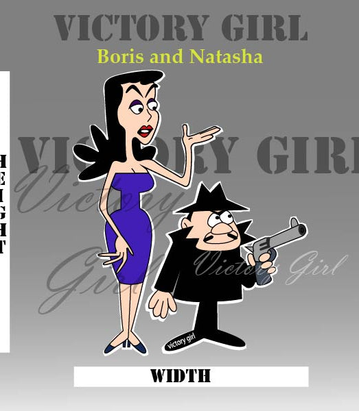 Cartoon Gangsters Vinyl Decal Sticker