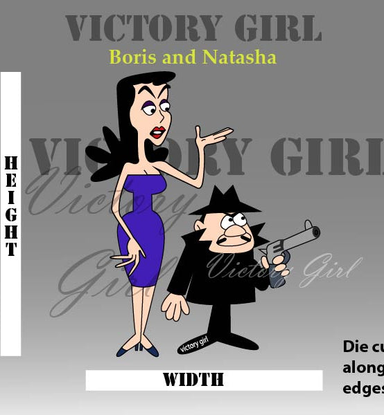 Cartoon Gangsters Vinyl Decal Sticker