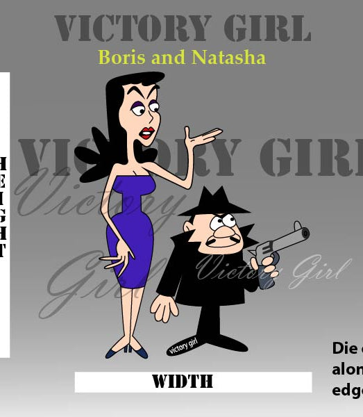 Cartoon Gangsters Vinyl Decal Sticker