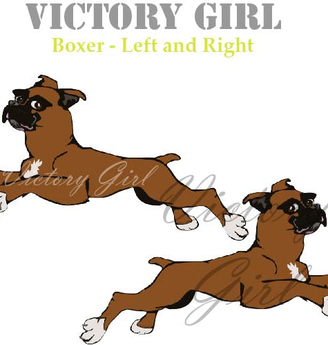 Boxer Vinyl Decal Sticker