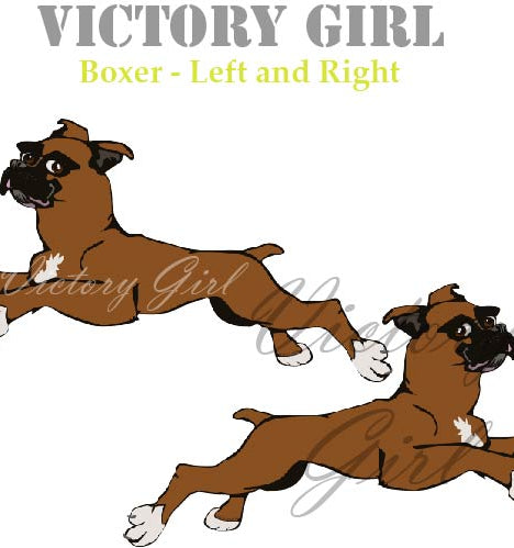 Boxer Vinyl Decal Sticker