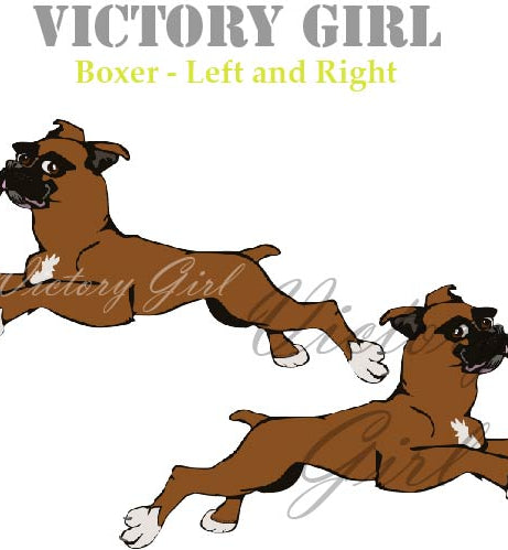 Boxer Vinyl Decal Sticker