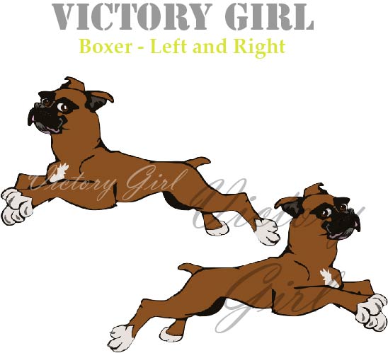 Boxer Vinyl Decal Sticker