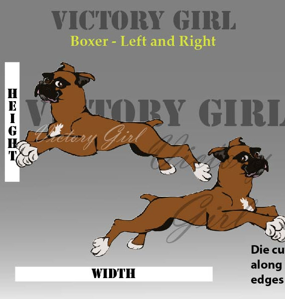 Boxer Vinyl Decal Sticker