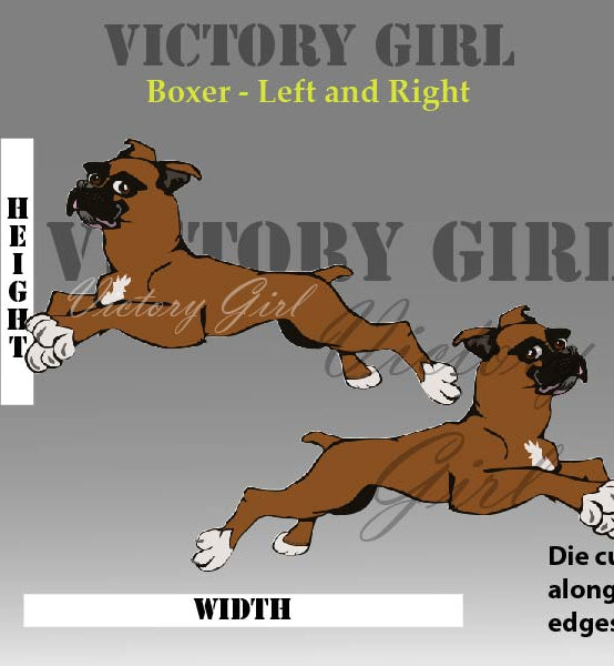Boxer Vinyl Decal Sticker