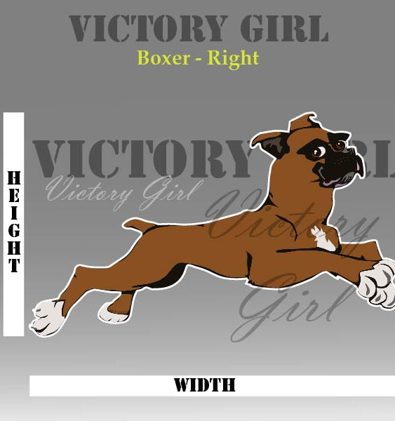 Boxer Vinyl Decal Sticker