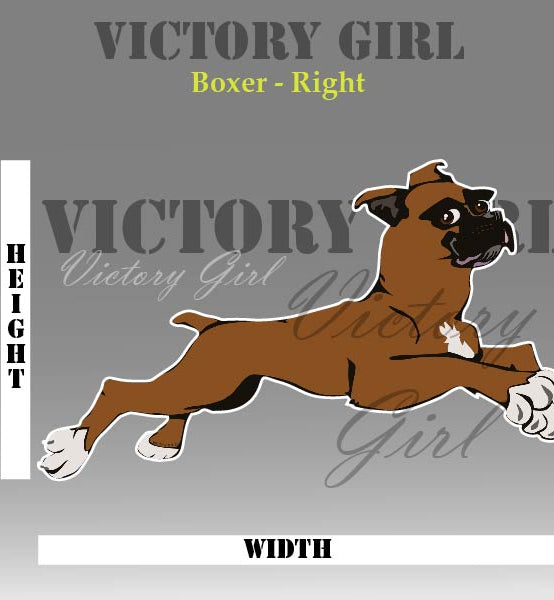 Boxer Vinyl Decal Sticker