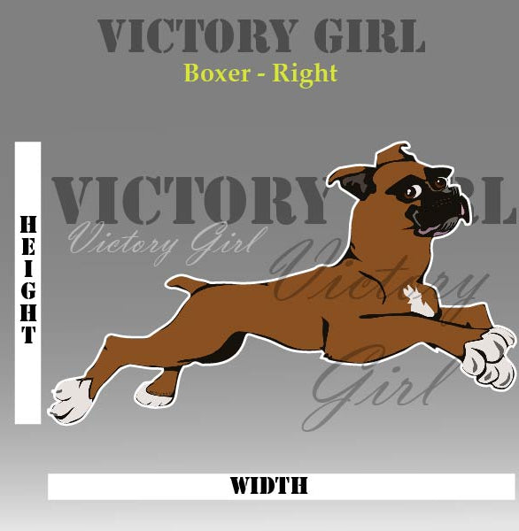 Boxer Vinyl Decal Sticker