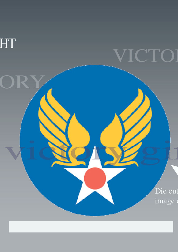 US Army Air Forces Insignia - Roundel Vinyl Decal Sticker