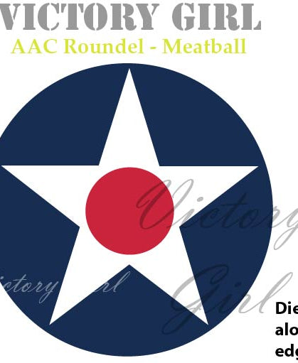 Army Air Corps Aircraft Roundel - 1921-1942 Vinyl Decal Sticker