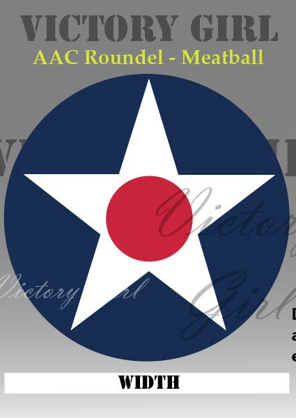 Army Air Corps Aircraft Roundel - 1921-1942 Vinyl Decal Sticker
