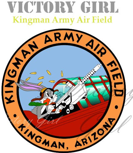 Kingman Army Air Field Insignia Vinyl Decal Sticker