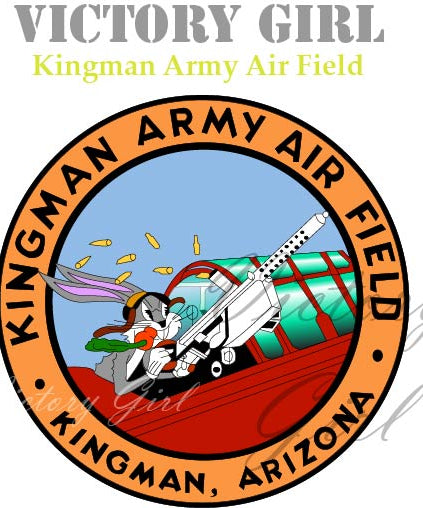 Kingman Army Air Field Insignia Vinyl Decal Sticker