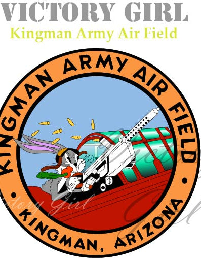 Kingman Army Air Field Insignia Vinyl Decal Sticker