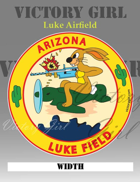 Luke Airfield Logo Vinyl Decal Sticker