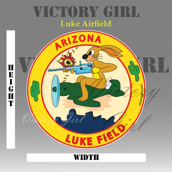 Luke Airfield Logo Vinyl Decal Sticker