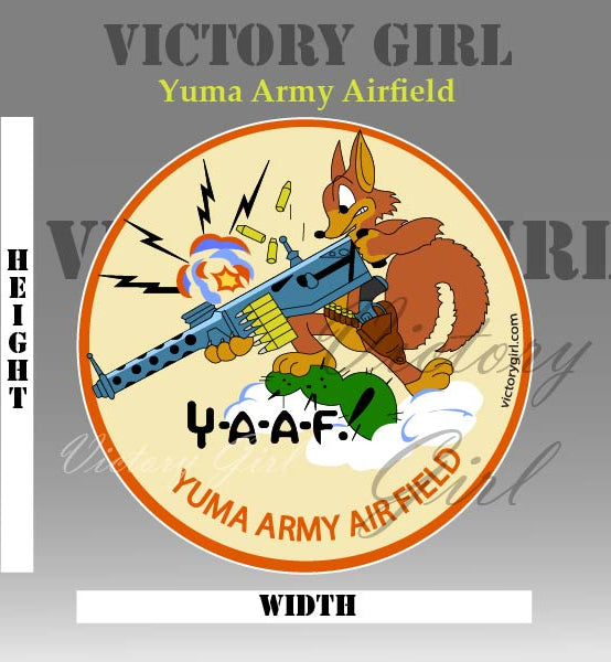 Yuma Airfield Insignia Vinyl Decal Sticker