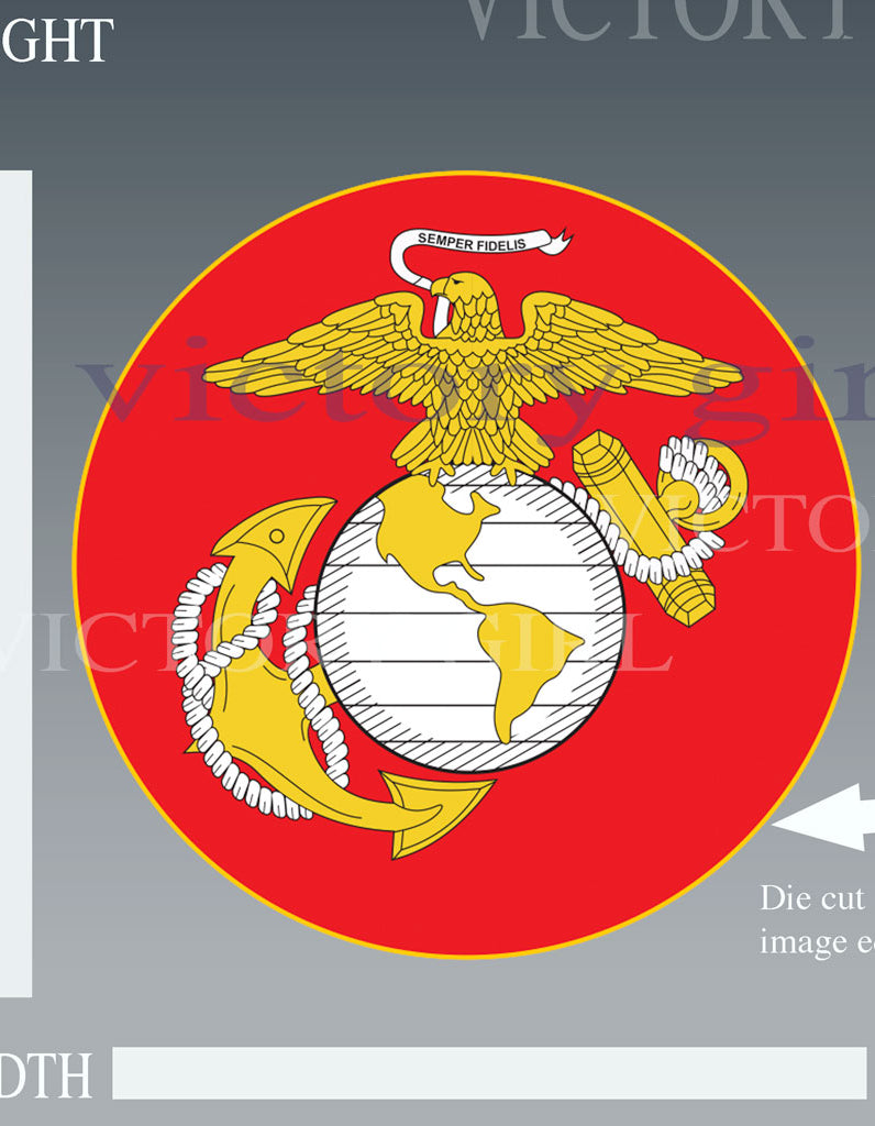 Marine Corps Seal Vinyl Decal Sticker