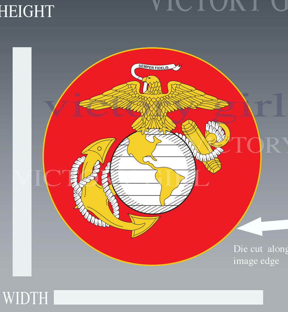 Marine Corps Seal Vinyl Decal Sticker