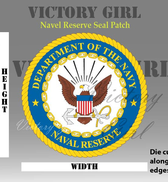 Naval Reserve Insignia Vinyl Decal Sticker