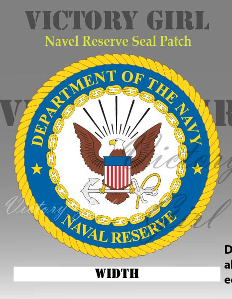 Naval Reserve Insignia Vinyl Decal Sticker