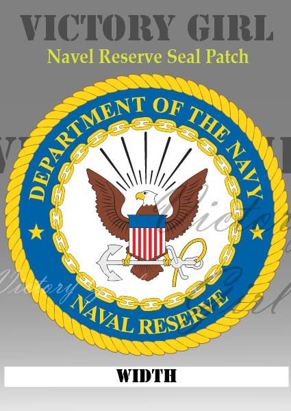 Naval Reserve Insignia Vinyl Decal Sticker