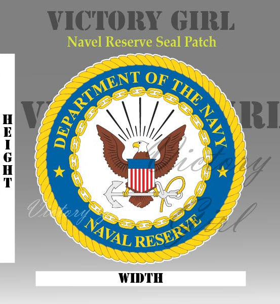 Naval Reserve Insignia Vinyl Decal Sticker