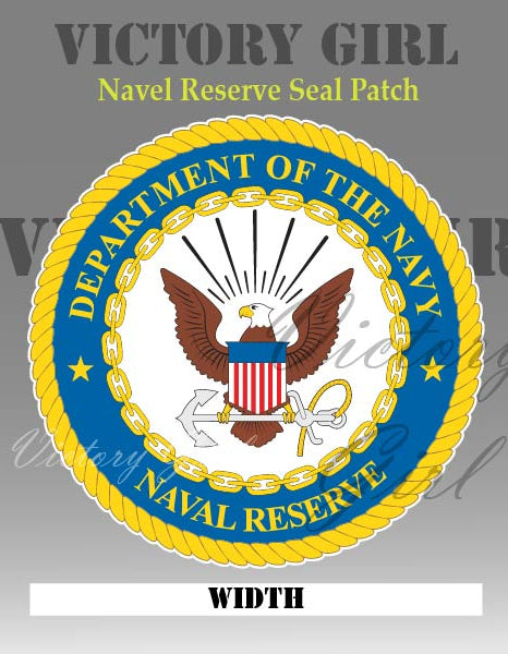 Naval Reserve Insignia Vinyl Decal Sticker