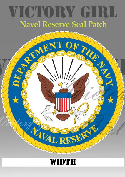 Naval Reserve Insignia Vinyl Decal Sticker