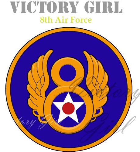 8th Air Force Insignia WWII Vinyl Decal Sticker
