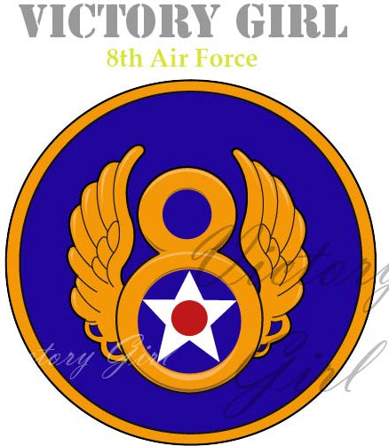 8th Air Force Insignia WWII Vinyl Decal Sticker
