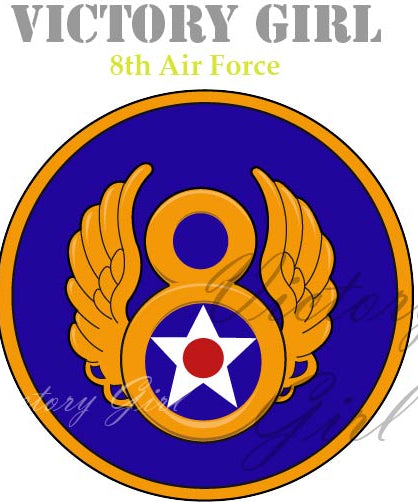 8th Air Force Insignia WWII Vinyl Decal Sticker