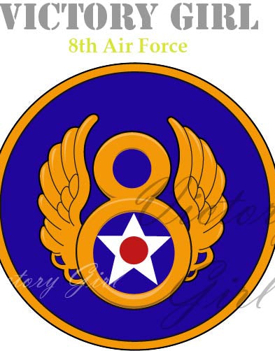 8th Air Force Insignia WWII Vinyl Decal Sticker