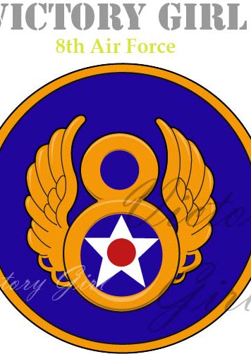 8th Air Force Insignia WWII Vinyl Decal Sticker