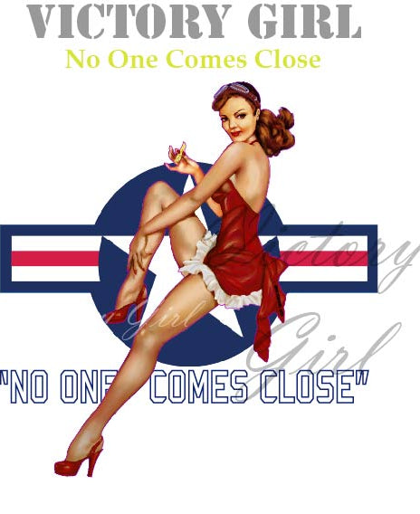 No One Comes Close Pinup Vinyl Decal Sticker