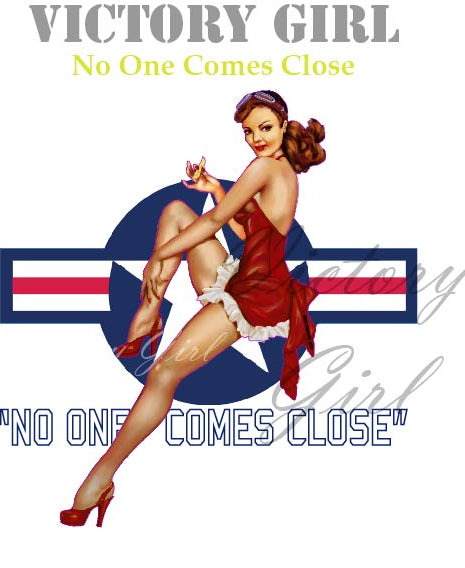 No One Comes Close Pinup Vinyl Decal Sticker