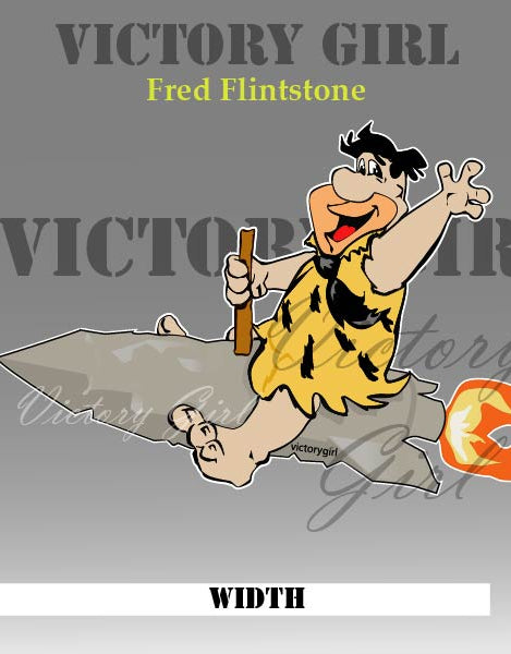 Fred Flintstone Vinyl Decal Sticker