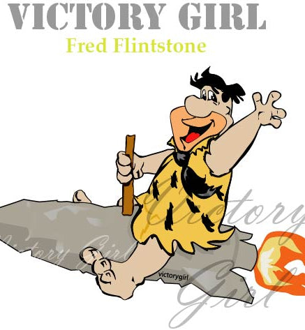 Fred Flintstone Vinyl Decal Sticker