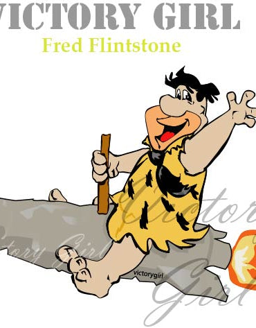 Fred Flintstone Vinyl Decal Sticker