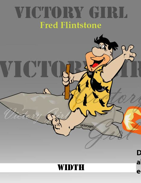 Fred Flintstone Vinyl Decal Sticker