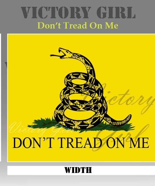 Don't Tread on Me Vinyl Decal Sticker