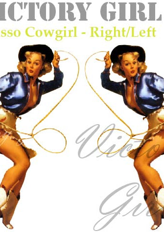 Lasso Girl Vinyl Decal Sticker