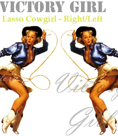 Lasso Girl Vinyl Decal Sticker