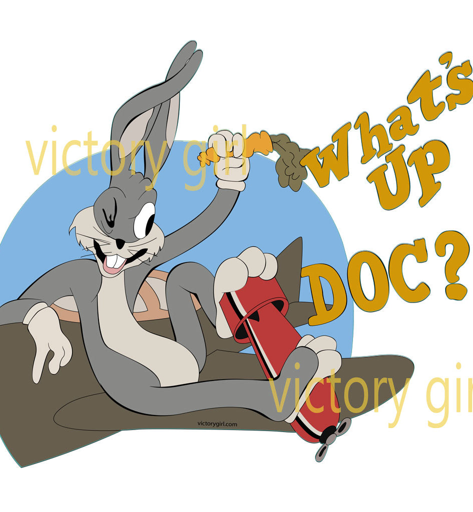 What's Up Doc Nose Art Vinyl Decal Sticker