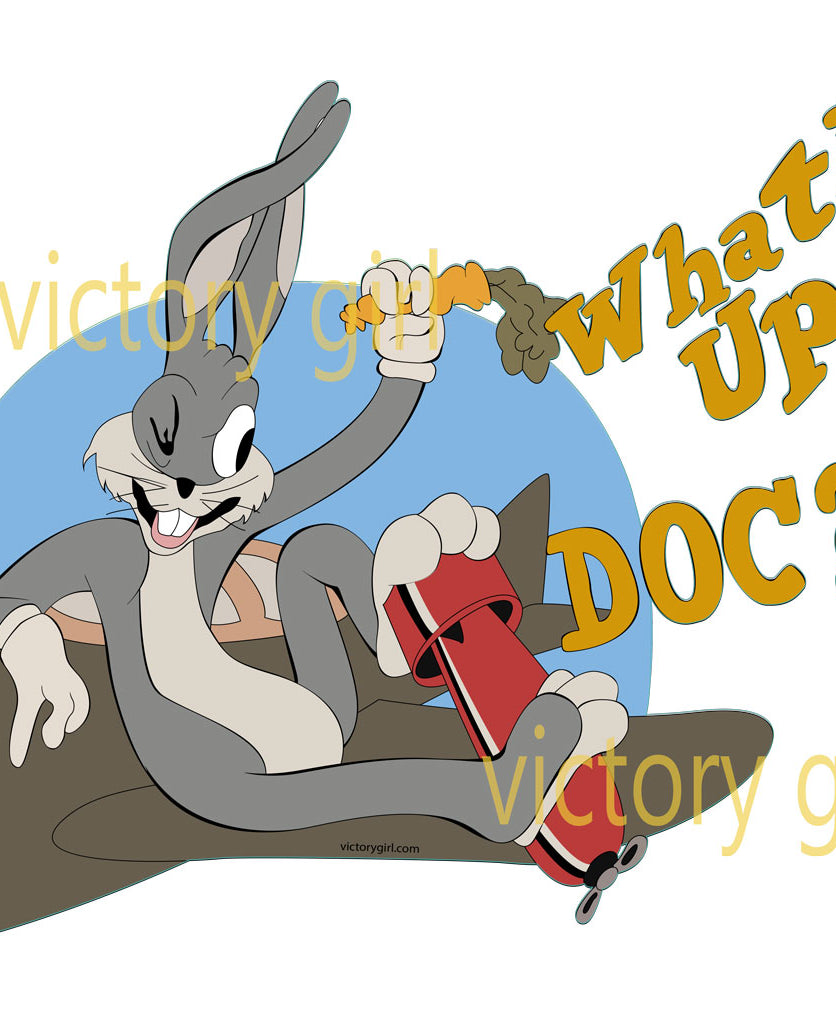 What's Up Doc Nose Art Vinyl Decal Sticker