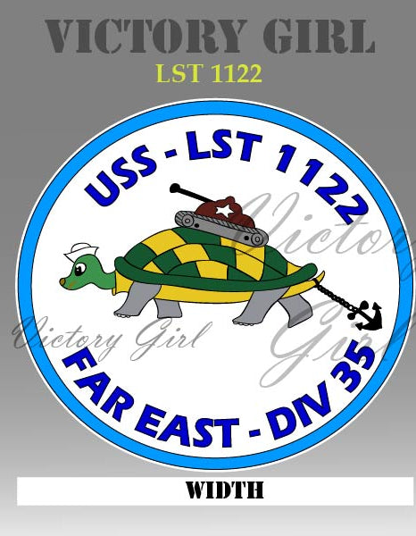 LST Patch Vinyl Decal Sticker