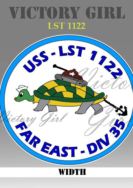 LST Patch Vinyl Decal Sticker