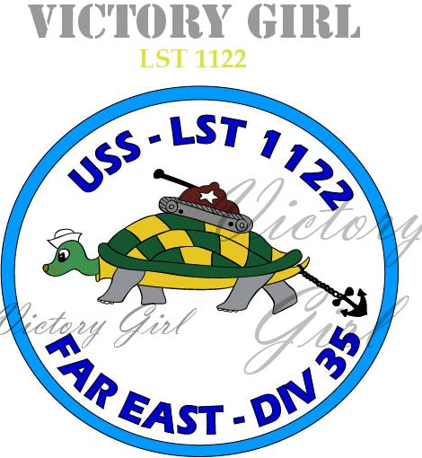 LST Patch Vinyl Decal Sticker